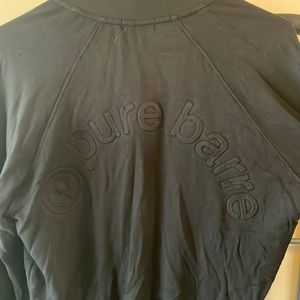 Pure Barre bomber jacket